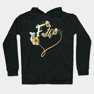 Daisy Heart Faith Costume Gift Hoodie